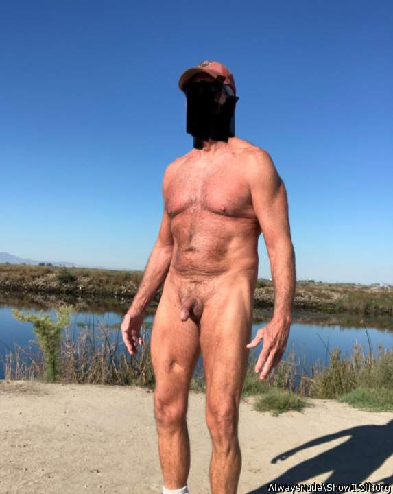 Outdoors on bike trail