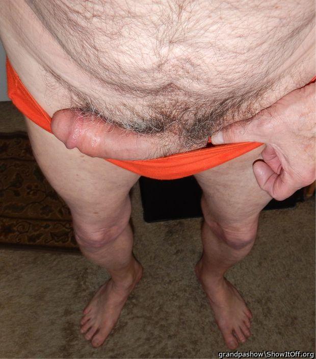 My boy wants out! he needs to cum!!