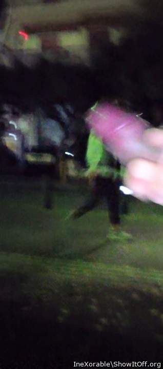 Public cock flash for a milf