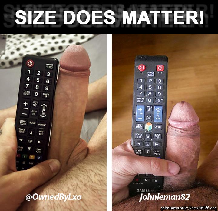 Size does matter