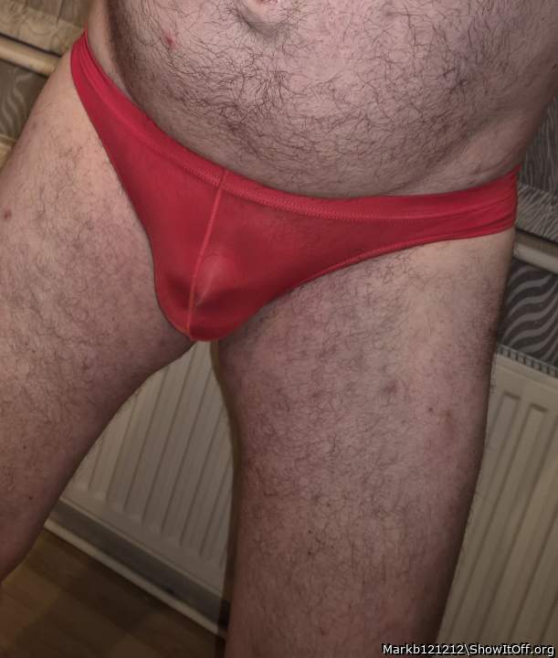 Red pants on x