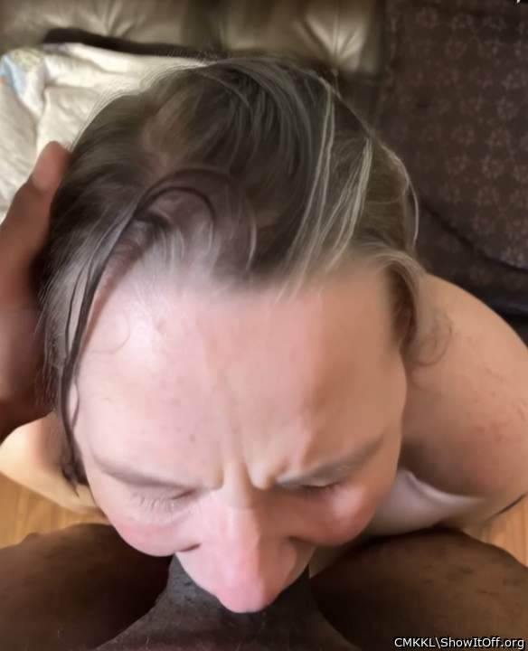 That is amazing to get that much cock down your throat.   