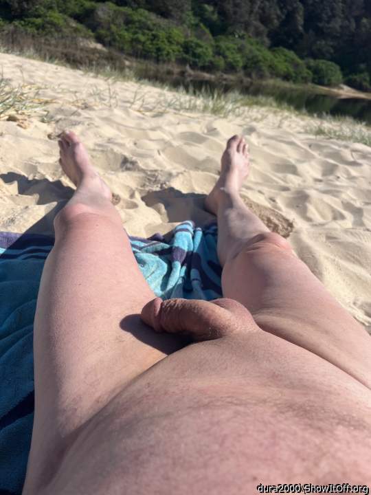 First day at the beach this summer.