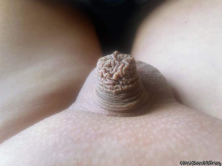 Tiny hairless nipple clit