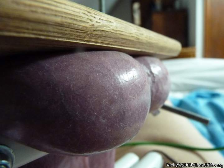 Crushed balls closeup