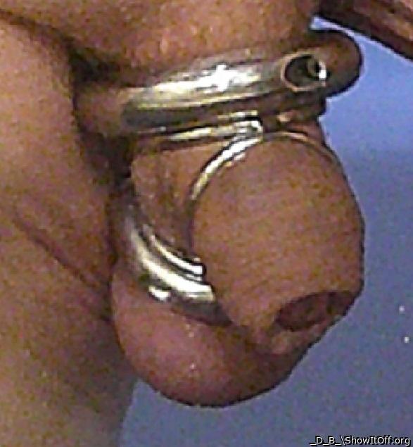 Triple Cock Ring with a ball weights