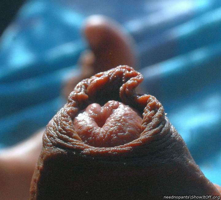 Beautiful picture. Gorgeous foreskin 