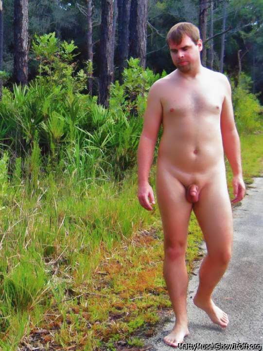 Just me, Matty Muse (nudist) wandering the forest naked