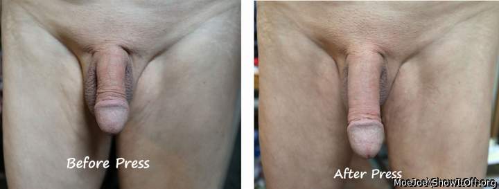 Before & After Penis Press