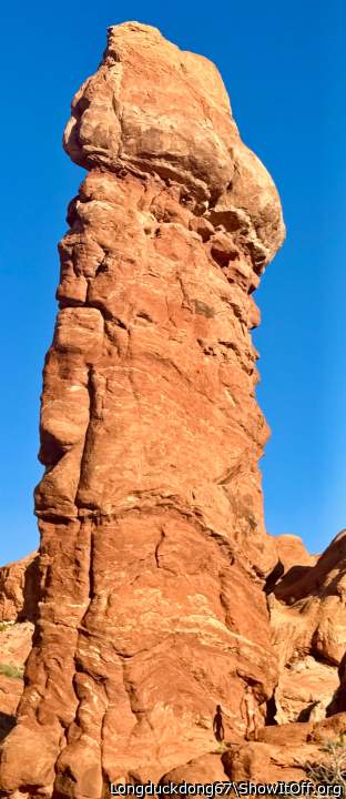Phallus rock - Arches NP