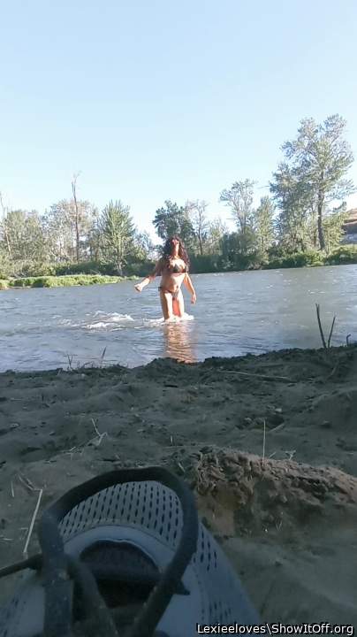 In the river