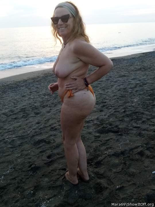 My tits at beach