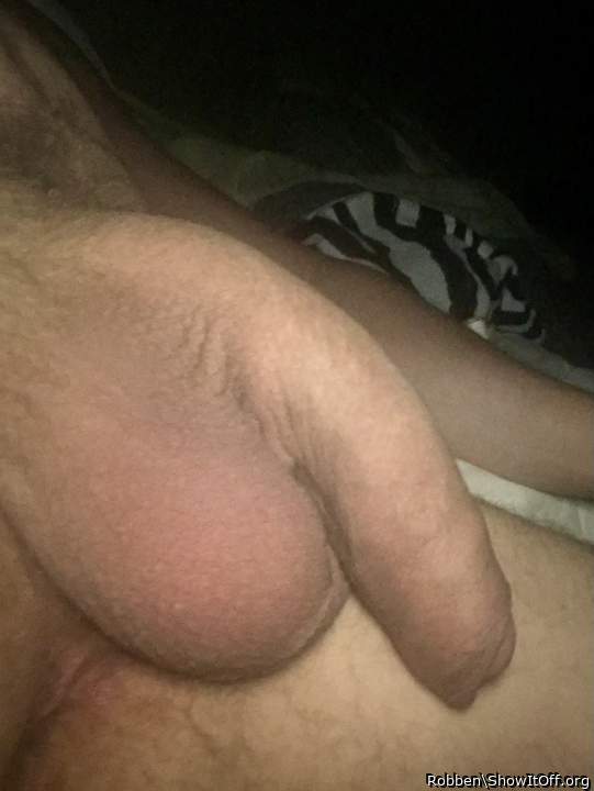 Soft cock hanging