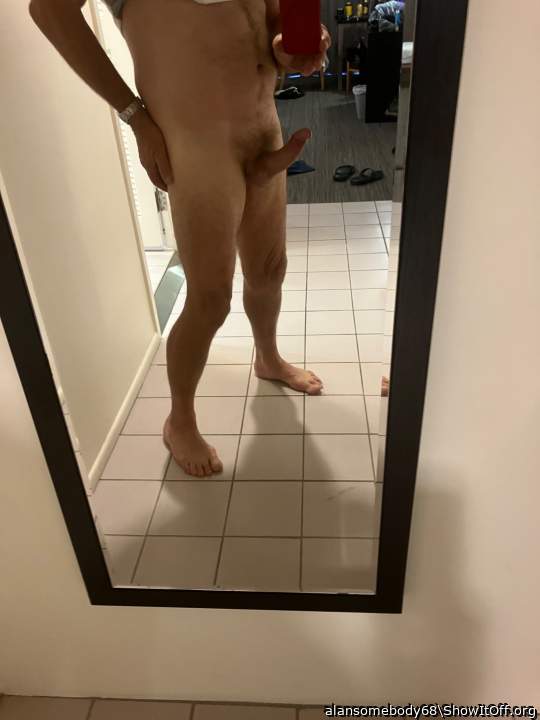 I'd drop to my knees to suck a load from your hot thick cock