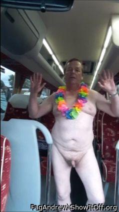 Andrew the naked bus driver