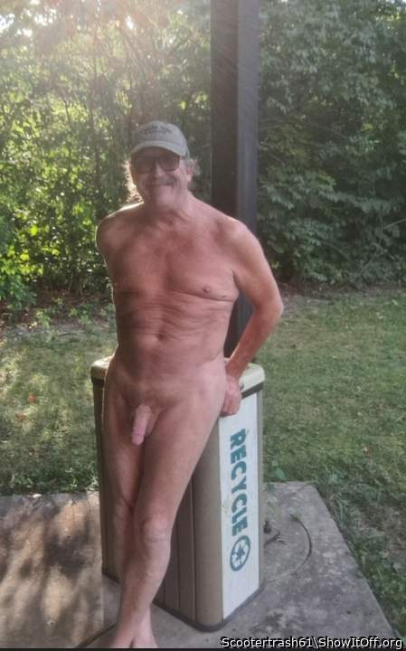 Naked at a local Forest Preserve