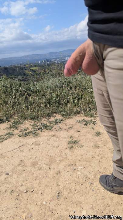 Dirt Mulholland overlooking Woodland Hills