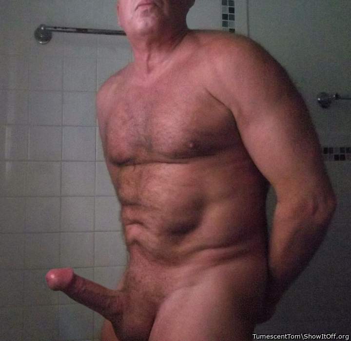Horny in the shower.