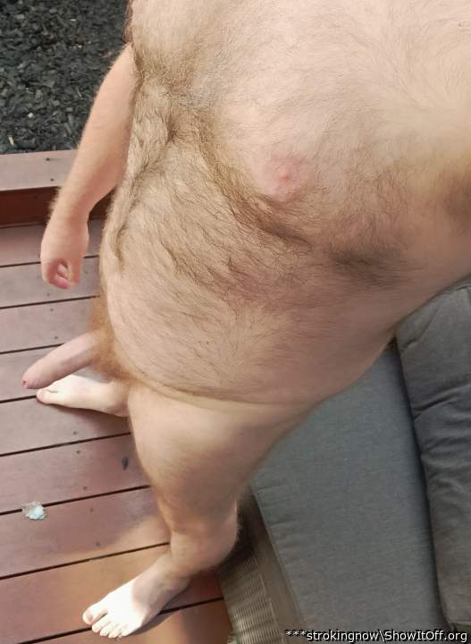 Nude outside