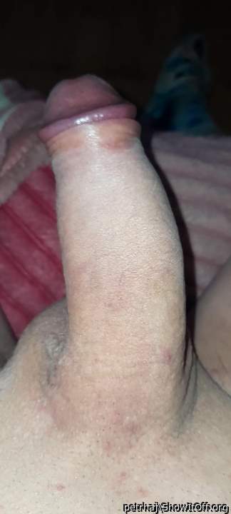 my hard and shaved dick)