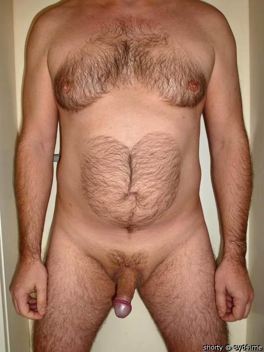 heartshaped belly hair and pubes