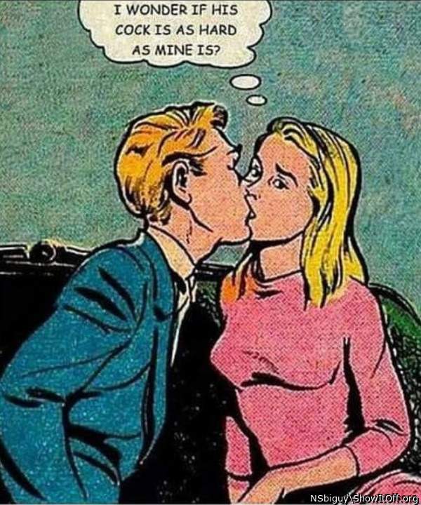 I wonder if the man knows the one he kissing has a dick  