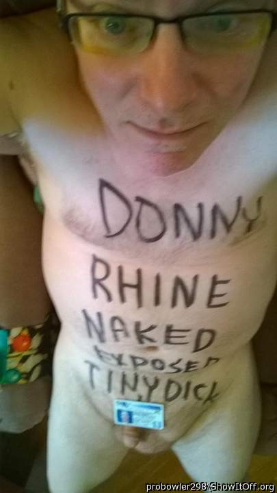 DONNY RHINE NAKED AND EXPOSED