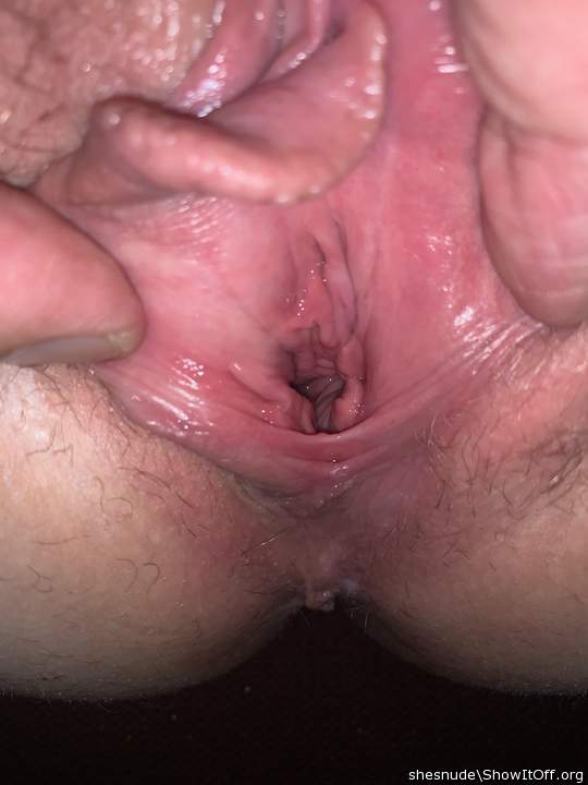 wow, very hot open and juicy hole     