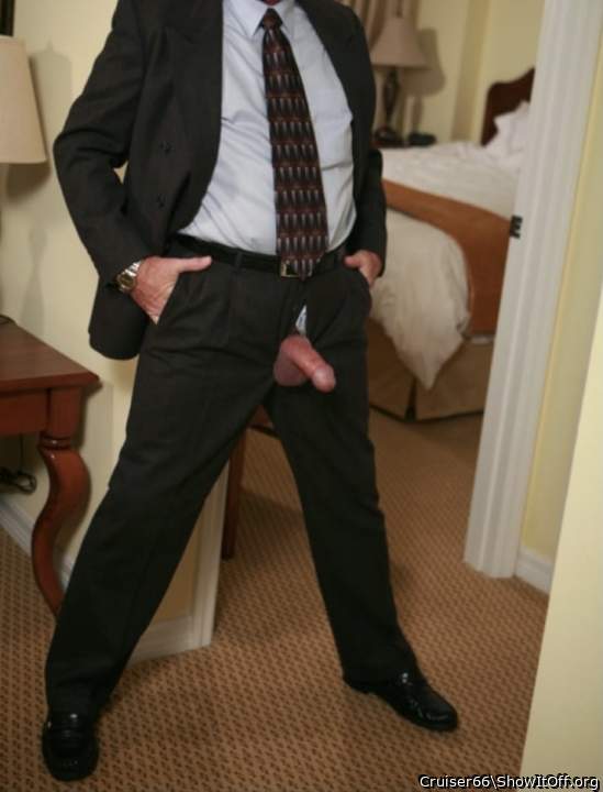 Well dressed man with a beautiful, delicious cock!!   