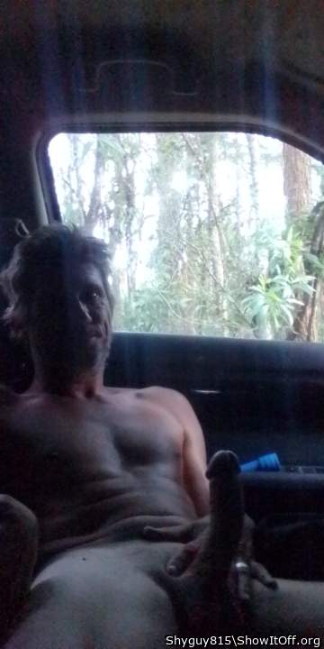 That's great being naked in your car! 
