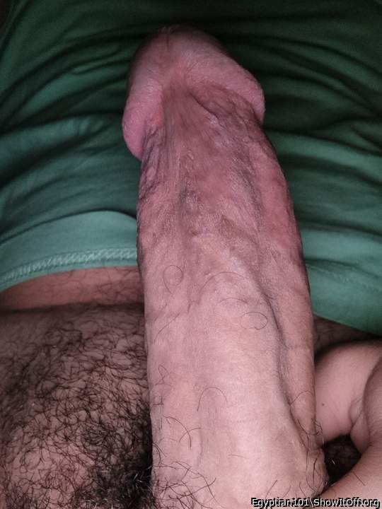 Beautiful dick!  Love the hairs growing up your shaft 
