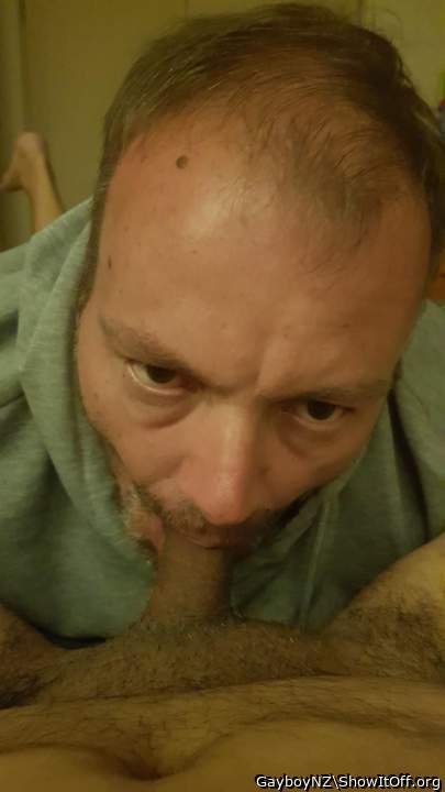 Blow-This guy loves to suck