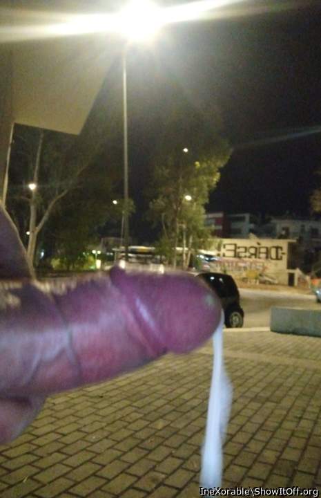 Public ejaculation for a female drivers!