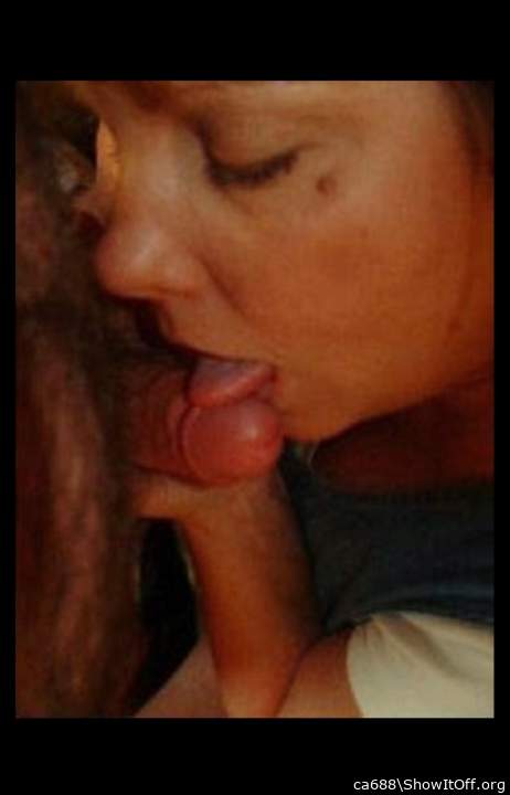 Thats nice seeing her looking on that cock. Id love to hav