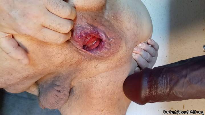 Big black one for big redpink hole