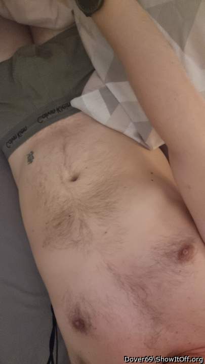 Sexy, hairy chest!