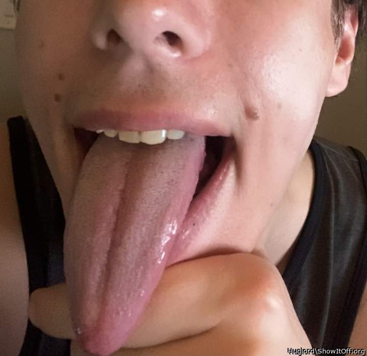 the kind of tongue that'll make you forget all about my dick :P