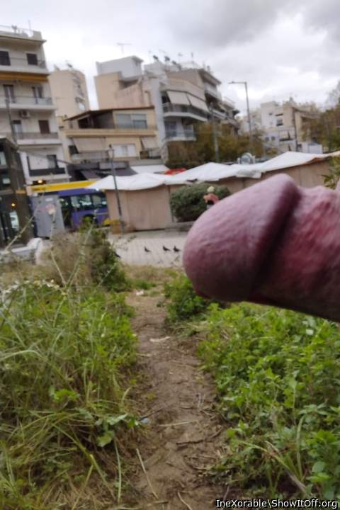 Perverted public sick knob