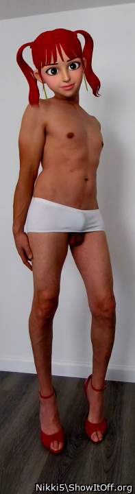 Look how this girl wearing a skirt little bit too short, sup