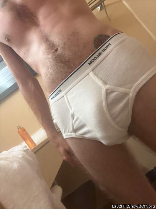 Sexy bulge in those briefs!
