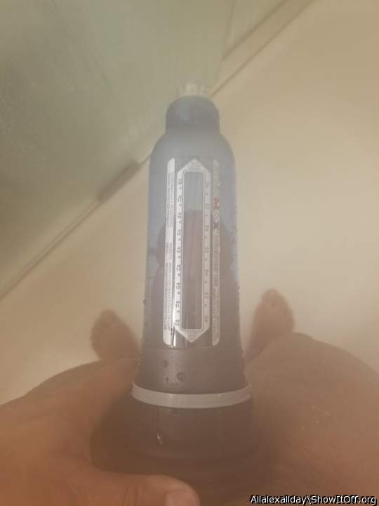 Pumping in the shower