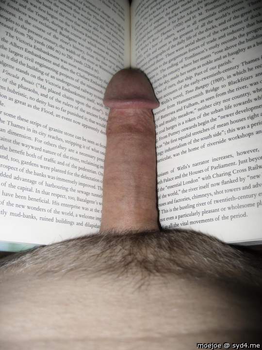 I have a well read penis......