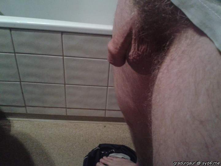 Hey gradugaur- Great hairy cock and legs!    
Check out hai