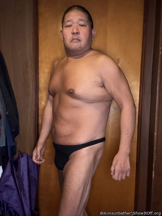 black thong. suck me