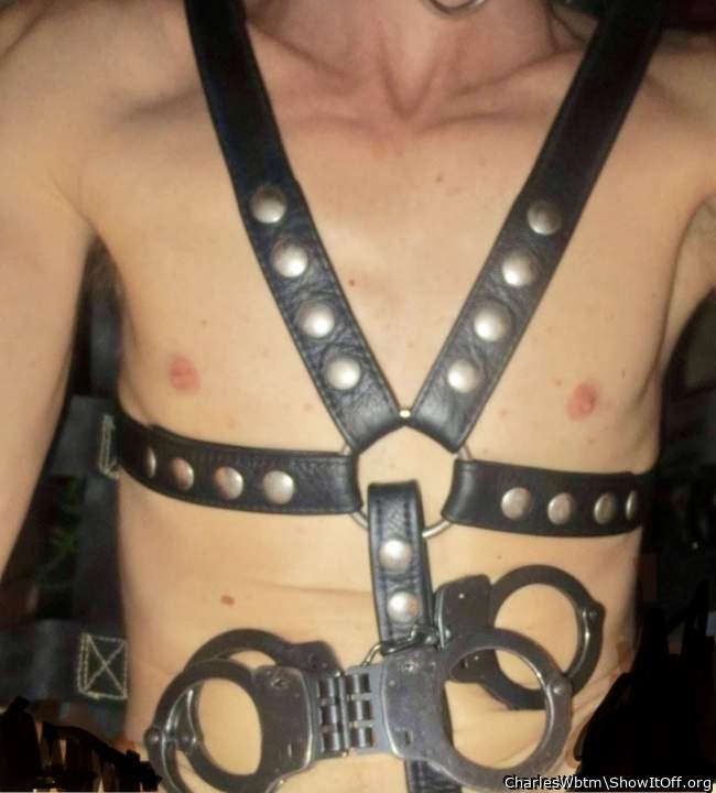 In the sling cuffs ready