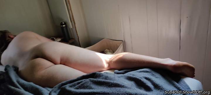 And then Sub4Old woke up to find his pussy full of cum...