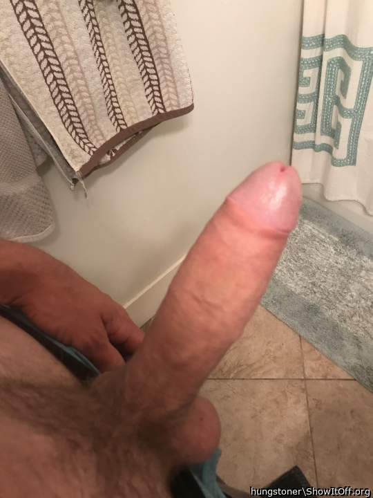 You cock is so big and perfect.  Would love to suck it and w