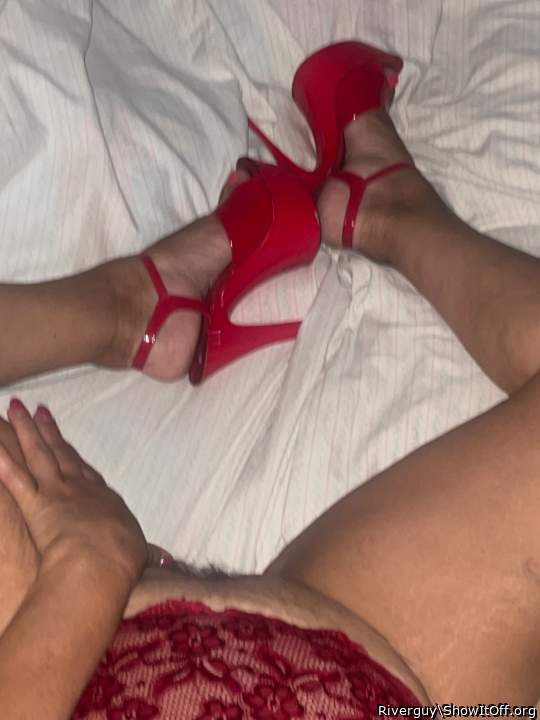 In heels