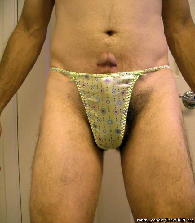 wearing thong panties-hard