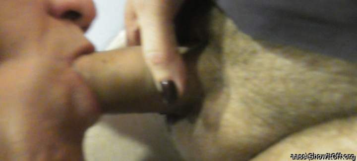 My wife told me to suck our friend's cock